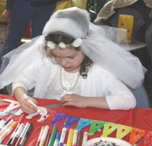 Making a Purim Crown