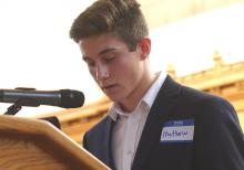 Mathew Rebera speaking about Jewish camping